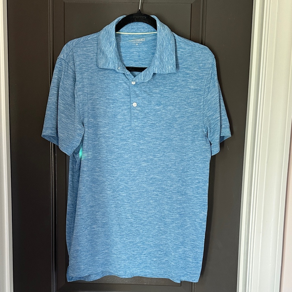 J.‎ Crew Heathered Blue Polo Shirt
